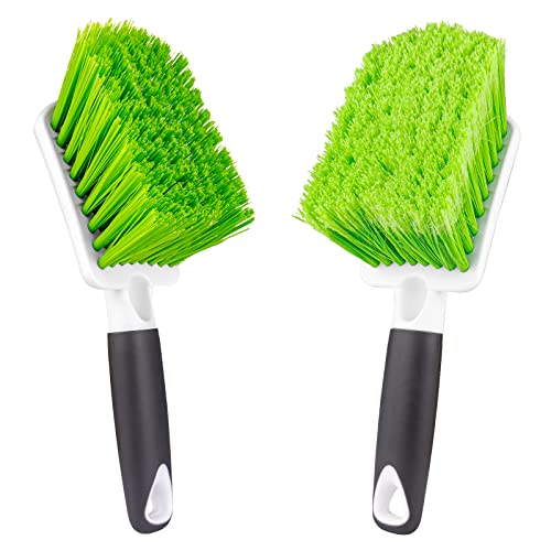 bzczh Metal Free Soft Wheel Cleaner Brush, Synthetic Wool Rim Cleaning  Brush, Highly Water Absorption, Dense and Durable Tire Brush for Cleaning