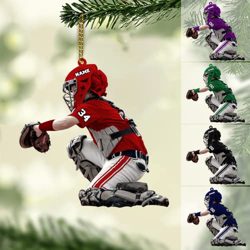 IZI POD Baseball Ornament Christmas Tree Decoration
