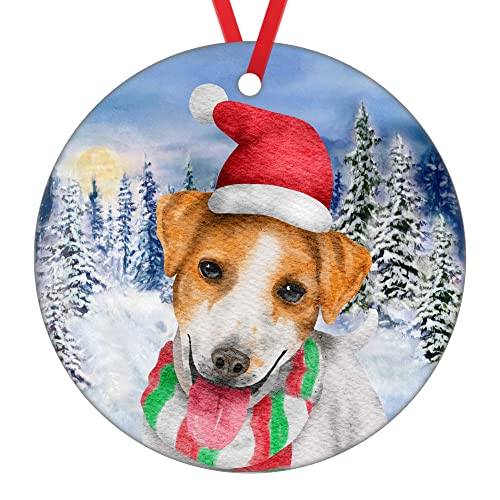 Jack Russell Terrier Christmas Ornament