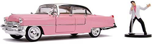 Jada Toys Cadillac Fleetwood W/ Elvis Figure Pink