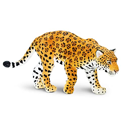 Jaguar Figurine - Hand-Painted Lifelike Toy Model
