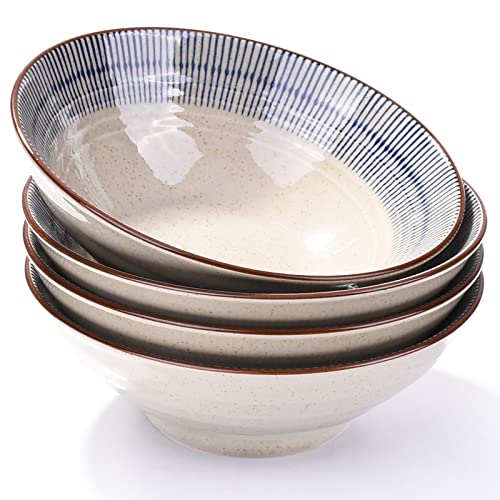 Japanese Ramen Bowls Set of 4