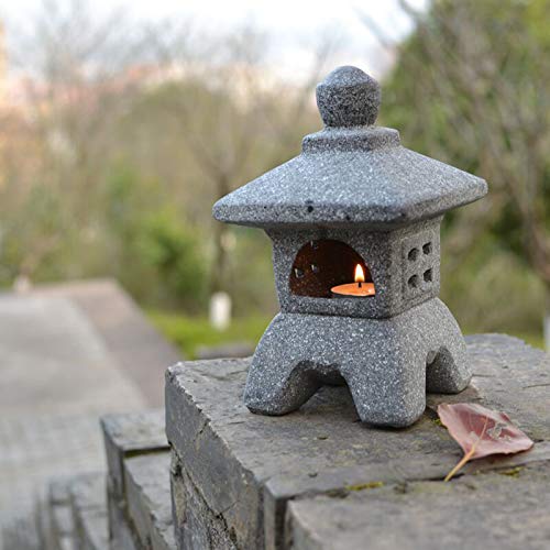 Japanese Style Pagoda Lantern for Zen Garden Decor