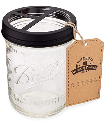 Jarmazing Mason Jar Toothbrush Holder