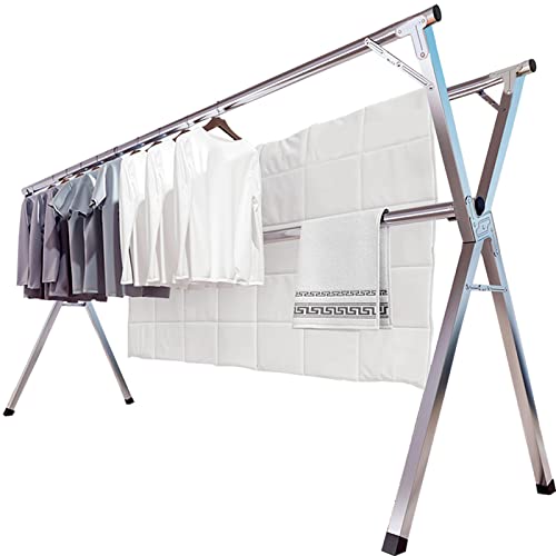 JAUREE 95 Inches Clothes Drying Rack