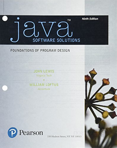 Java Software Solutions Learning Package