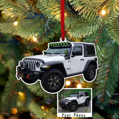 Jeep Photo Christmas Ornament