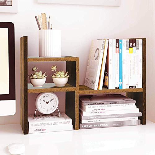 Jerry & Maggie - Desktop Organizer | Adjustable Wood Display Shelf