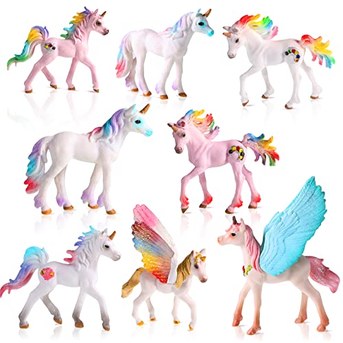 Jetec Unicorn Toy Figurine Set