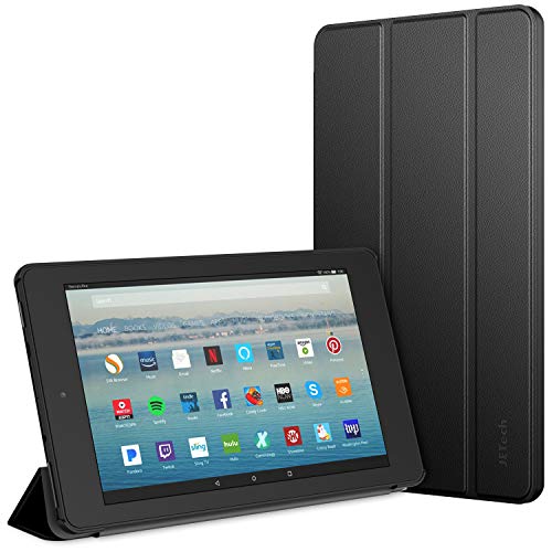 JETech Smart Cover for Amazon Fire 7 Tablet (9th Generation 2019 Release Only), Black
