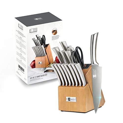 JF JAMES.F 17-Piece Kitchen Knife Set