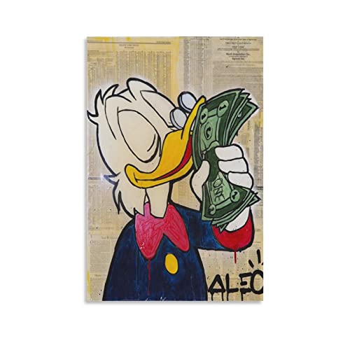 JFU Smell Money Poster Decorative Painting Canvas Wall Art