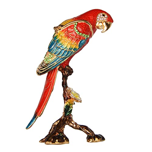 Jiaheyou Macaw Parrot Trinket Box