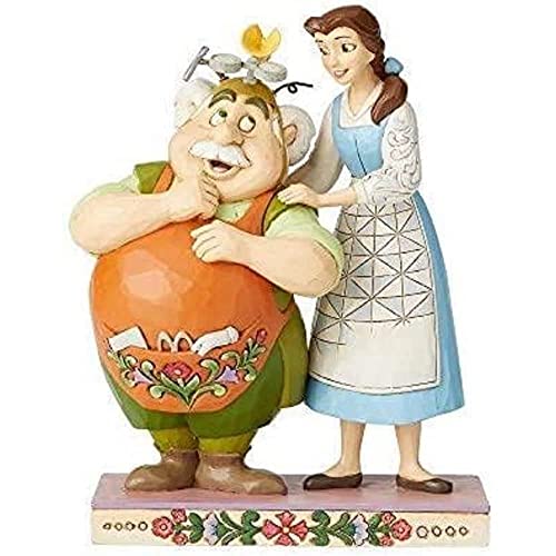 Jim Shore Beauty and The Beast Belle and Maurice Figurine