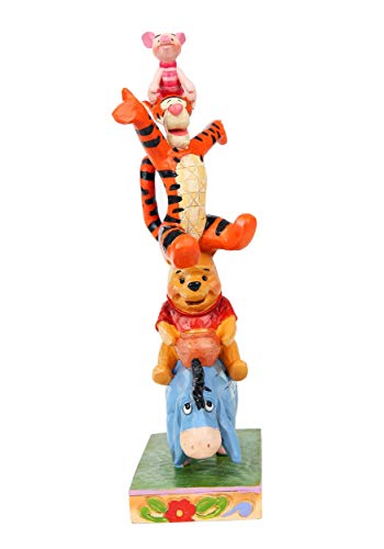 Jim Shore Disney Traditions by Enesco Eeyore, Pooh, Tigger and Piglet Stacked Figurine