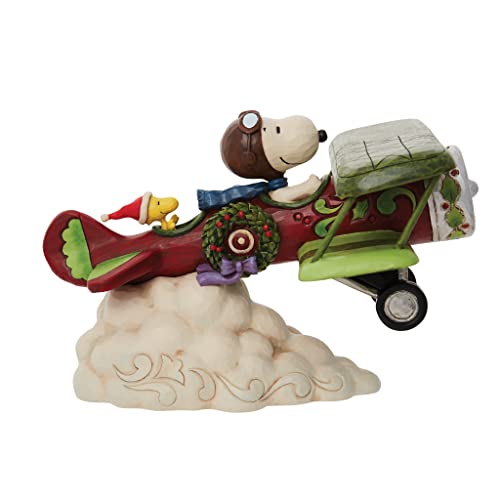 Jim Shore Peanuts Snoopy Flying Ace Plane Figurine