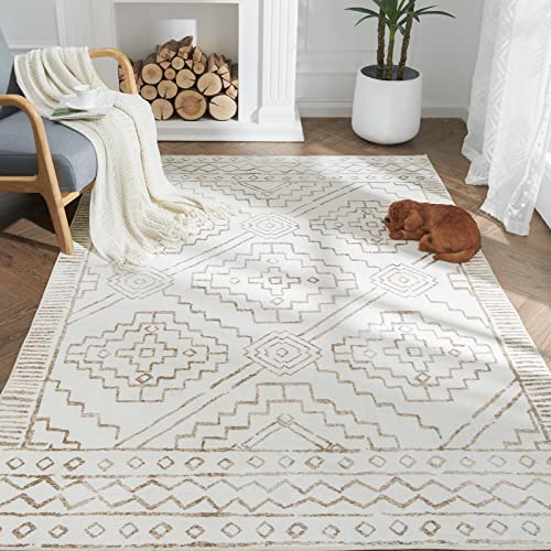 jinchan Area Rug 4x6 Moroccan Rug