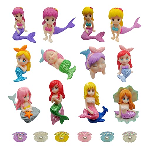JKanruh Miniature Mermaid Figurines