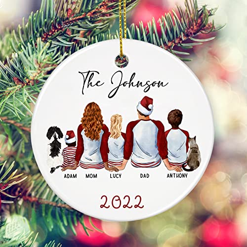 Jocidea 2023 Personalized Family Ornament