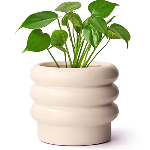 JOFAMY Tiered Bubble Ceramic Plant Pot