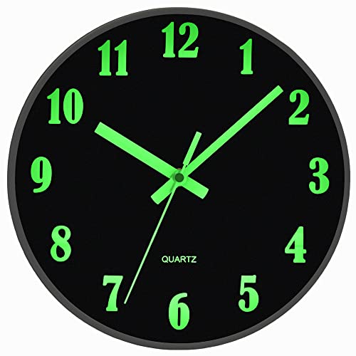 JoFomp Modern Night Light Wall Clock