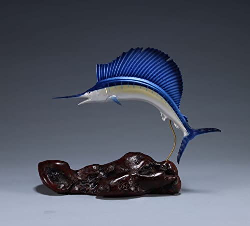 John Perry Airbrushed Sailfish Sculpture