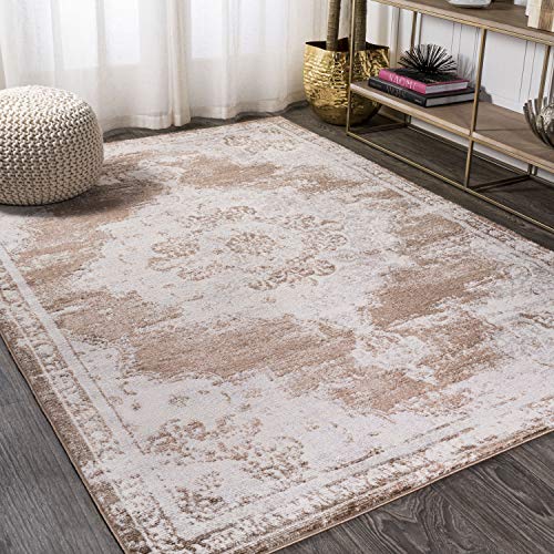 JONATHAN Y MDP400B-8 Alhambra Ornate Medallion Area-Rug