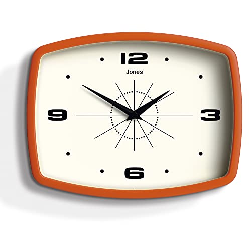 JONES CLOCKS® Retro Wall Clock