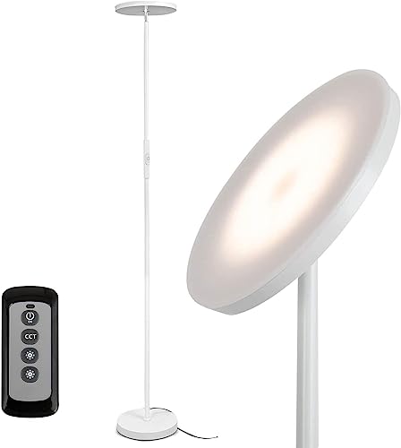 JOOFO Floor Lamp - Modern Torchiere with Remote & Touch Control