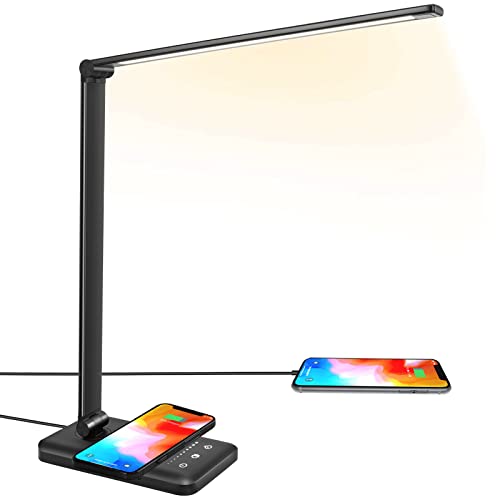 JOSTIC LED Desk Lamp with Wireless Charger