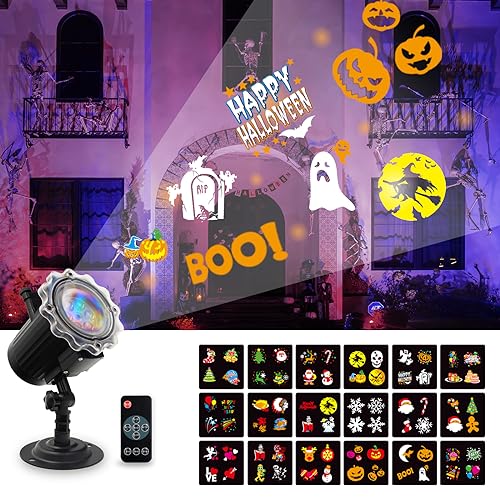 JOY SPOT! Halloween Decorations Projector