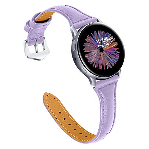 JOYOZY Leather Strap for Samsung Active 2 Watch