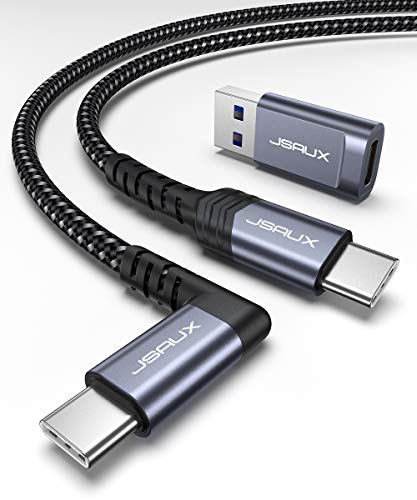 JSAUX 2-in-1 Link Cable 10 FT Compatible with Meta/Oculus Quest 2 Accessories and PC/Steam VR