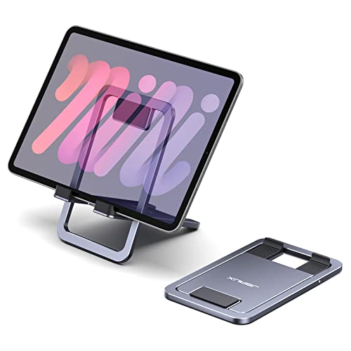 JSAUX Universal Tablet Stand: Portable Foldable Holder for iPad, Samsung Galaxy Tab, Kindle Fire, and More