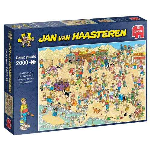 Jumbo Games Jan Van Haasteren Sand Sculptures 2000 Pieces-Puzzle