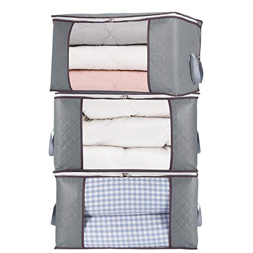 Jumbo Zippered Storage Bag for Closet King Comforter