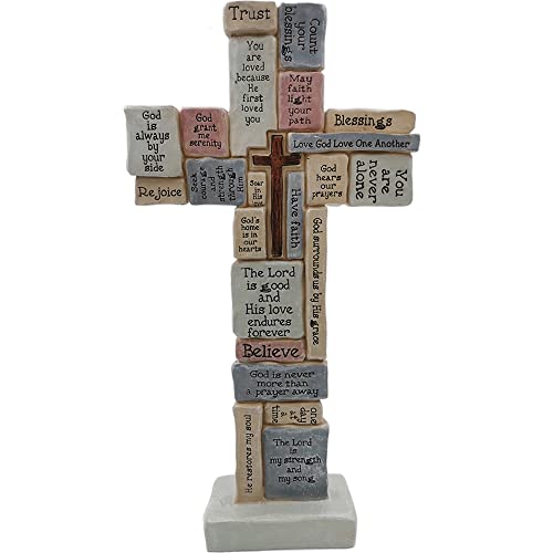 Jumiz Cross Sculpture: Beautiful Christian Home Decor