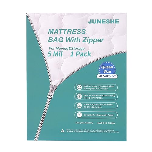 JUNESHE Queen Mattress Bag - Waterproof Storage Cover