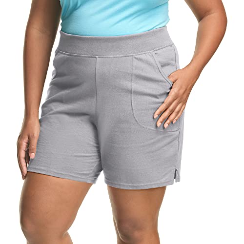 Just My Size Women's Plus Cotton Jersey Pull-On Shorts - 5X Plus