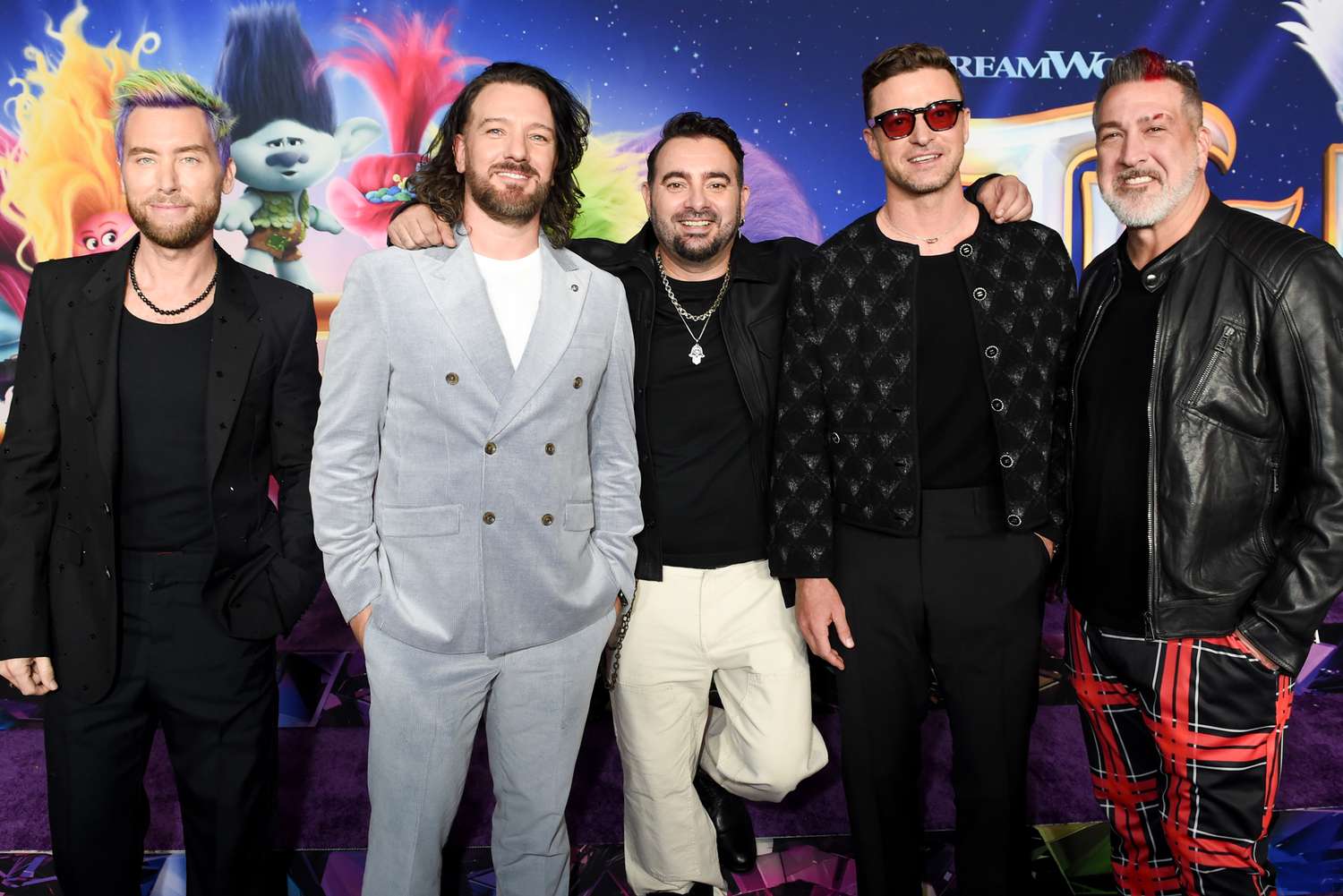 Justin Timberlake And *NSYNC Reunite At ‘Trolls’ Premiere