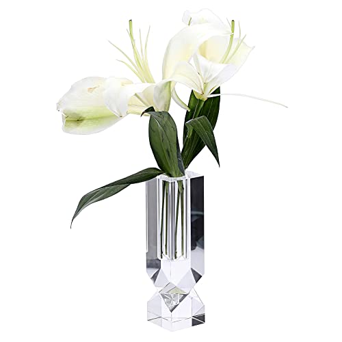 JUXYES Crystal Flower Vase