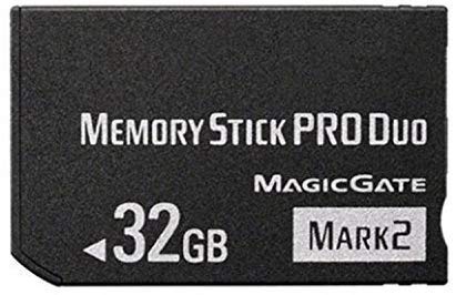 JUZHUO Original 32GB Memory Stick Pro Duo (MARK2) Memory Stick for Sony PSP/Camera Memory Card