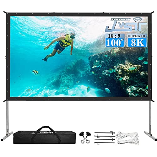 JWSIT 100 inch Outdoor Movie Screen