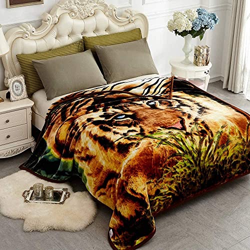 JYK Korean Faux Mink Fleece Blanket - Soft, Cozy, and Luxurious