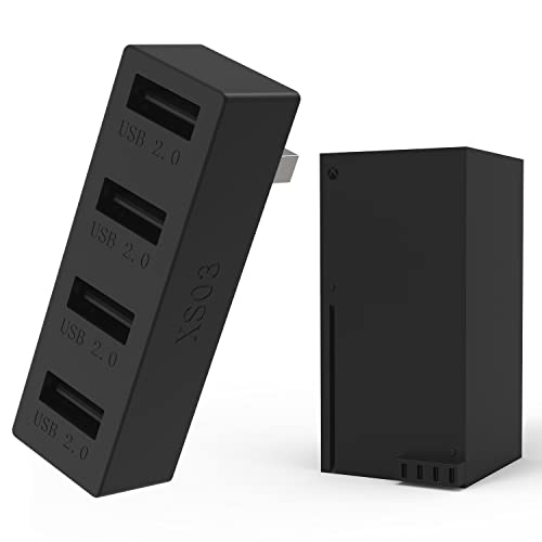 JZW-Shop 4 Ports USB Hub 2.0 for Xbox Series X/S