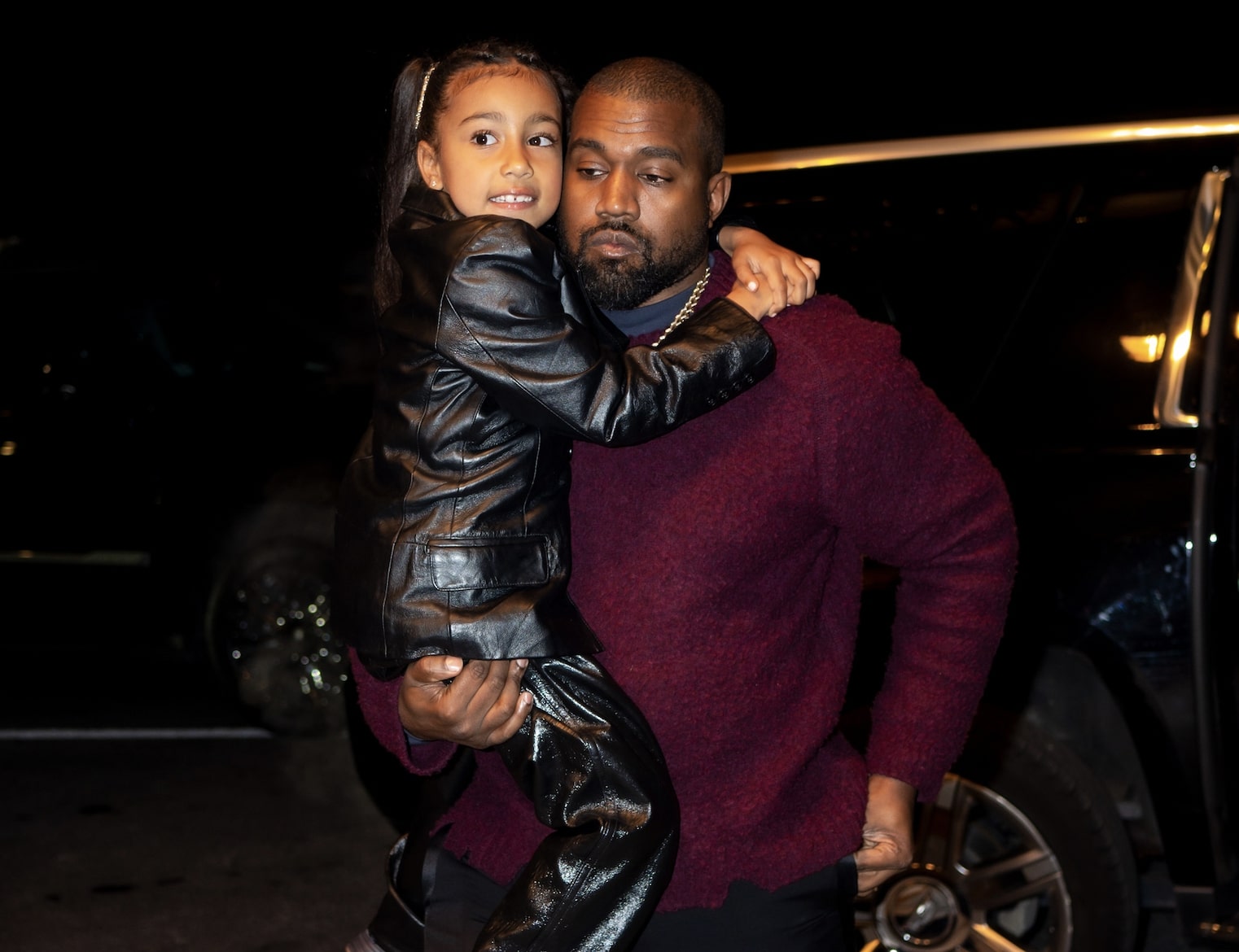 Kanye West & Daughter North Enjoy Quality Time Together In Dubai