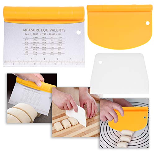 Kare & Kind Dough Scraper and Cake Scraper Set