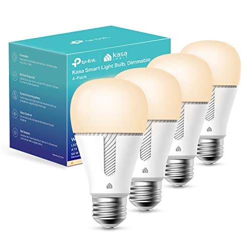 Kasa Smart Dimmable Light Bulbs - Voice Control, Remote Control, Energy Monitoring