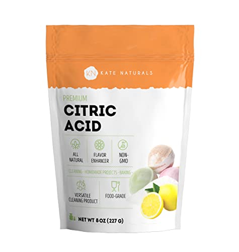Kate Naturals Citric Acid - Versatile Cleaning & Cooking Powder