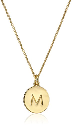 Kate Spade Gold-Tone Alphabet Pendant Necklace, 18"